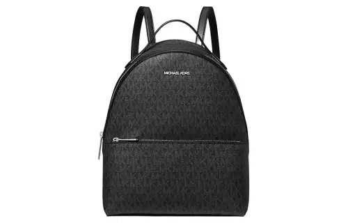 MICHAEL KORS Canvas Backpack Medium Women's Black