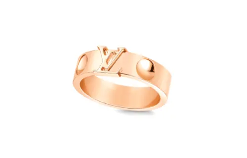 Lv Empreinte Ring Pink Gold