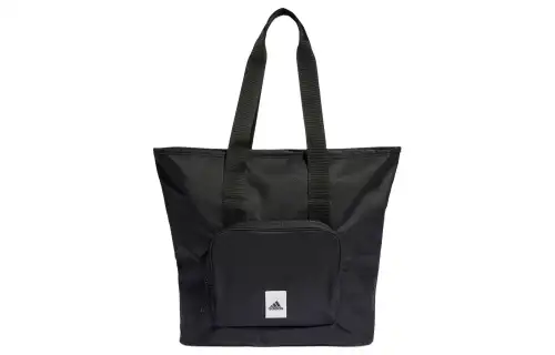 Adidas Recycled Polyester Twill Tote Bag, Shopping Bag, Handbag Unisex Black & Gray & White