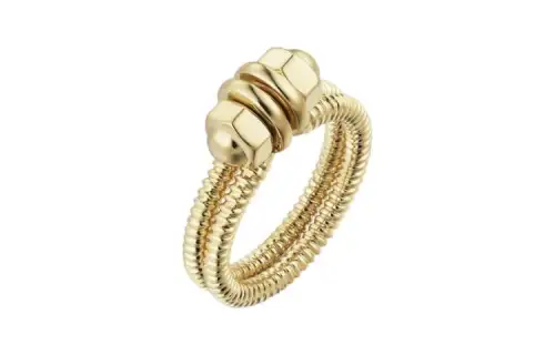 CARTIER Ecrou De Cartier Collection 18K Gold Rings Unisex Gold