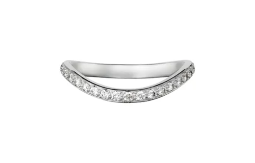 CARTIER Platinum Diamond Rings Unisex