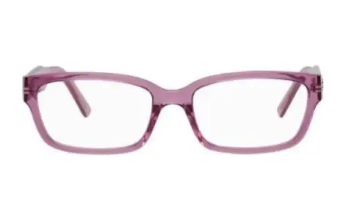 Balenciaga Acetate Square Eyeglass Frames Women's Purple