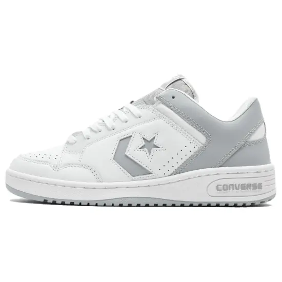 Converse Weapon Leather Ox White Wolf Grey
