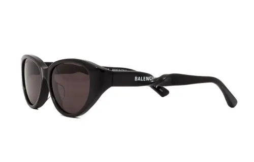 Balenciaga Acetate Oval Sunglasses Unisex Black