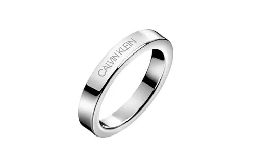 CALVIN KLEIN Titanium Steel Rings Women's Silver