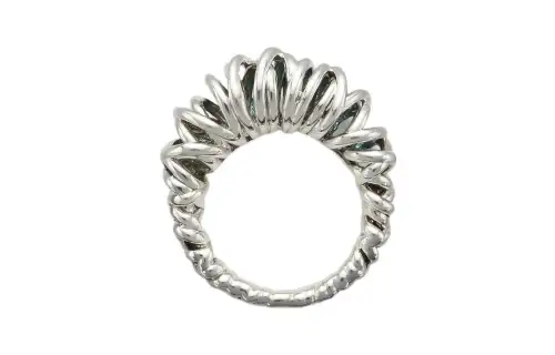 Bottega Veneta 925 Sterling Silver Ring Women's Silver