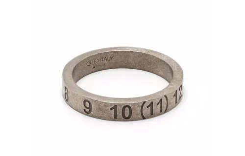 Maison Margiela Rings Unisex Silver