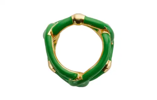 Bottega Veneta Two Toned Chians Ring