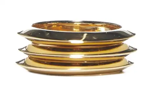 Bottega Veneta Rings Unisex Gold