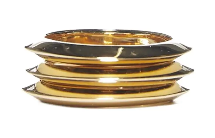 Bottega Veneta Rings Unisex Gold