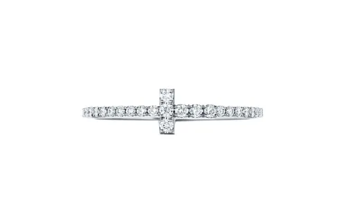TIFFANY & CO. 18K White Gold Rings Women's