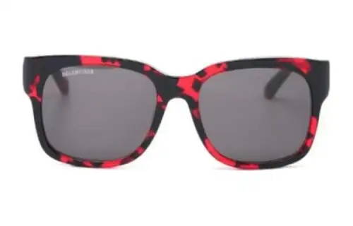 Balenciaga Square Sunglasses Women's Multicolor