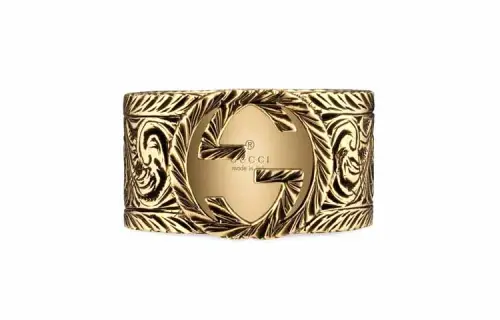 GUCCI Garden 18K Gold Rings Unisex Gold