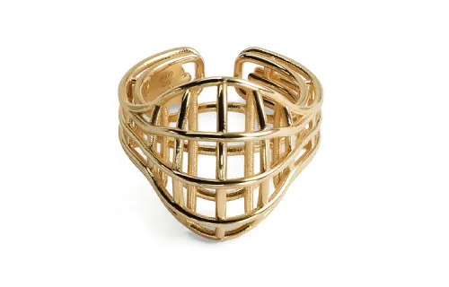 Bottega Veneta Rings Women's Gold