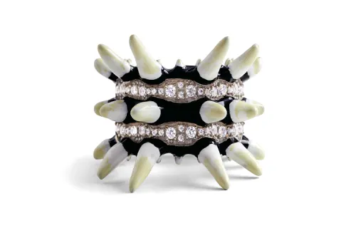 Bottega Veneta Rings Women's Black