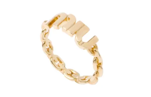 MIU MIU Metal Rings Women's Gold