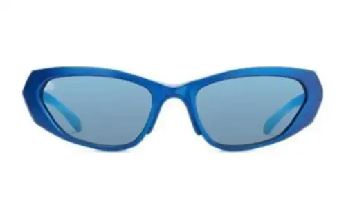 Balenciaga Square Sunglasses Men's Blue