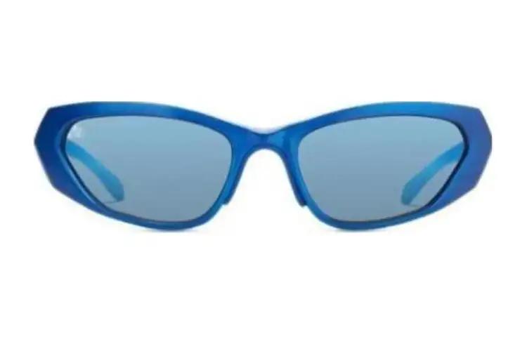 Balenciaga Square Sunglasses Men's Blue