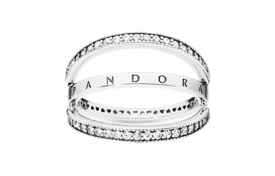 Pandora 925 Sterling Silver Rings Women's Silver