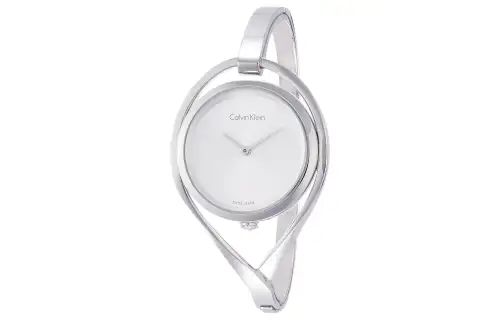 CALVIN KLEIN Wrist Watches Quartz Movement Stainless Steel Strap 29mm White Dial Women's Watch 30m Water Resistant