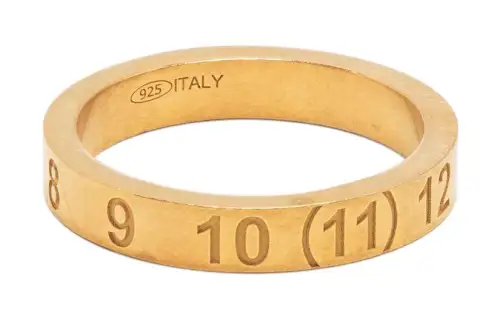 Maison Margiela Logo Detailed Numerical Ring
