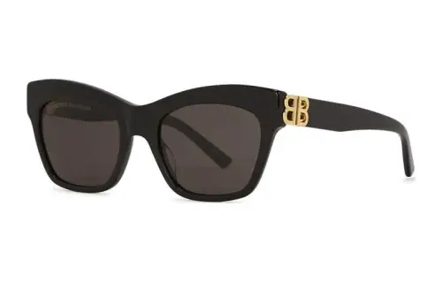 Balenciaga Acetate Cat Eye Sunglasses Women's Black