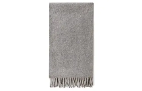 Loro Piana Knit Scarves Women's Light Gray