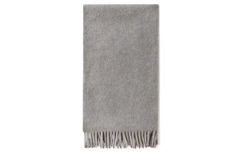 Loro Piana Knit Scarves Women's Light Gray