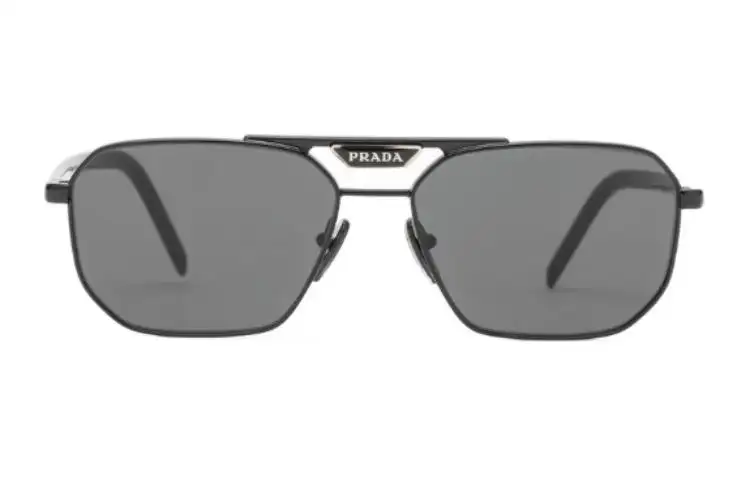 PRADA Aviator Sunglasses Men's Black