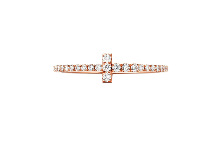 Женское туфли TIFFANY Cross Ring (золотые)