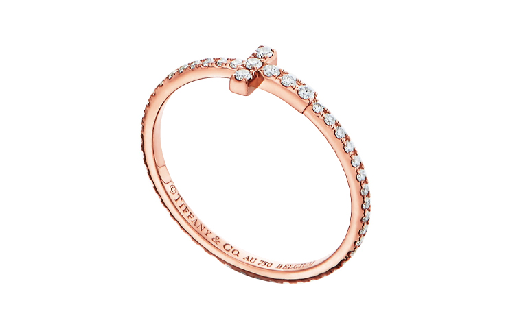 Женское туфли TIFFANY Cross Ring (золотые) — фото 2