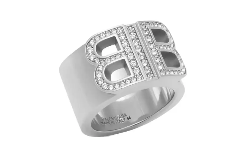 Balenciaga Brass Rings Women's Silver