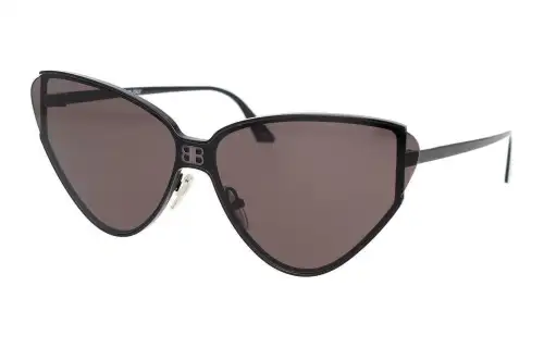 Balenciaga Metal Cat Eye Sunglasses Women's Black
