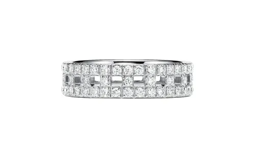 TIFFANY & CO. T Diamond White 18K Gold Rings Unisex
