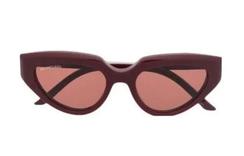 Balenciaga Cat Eye Sunglasses Women's Red