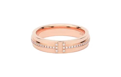 TIFFANY & CO. 18K Rose Gold Rings Unisex