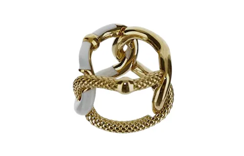 Bottega Veneta Rings Women's Gold