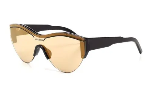Balenciaga Irregular Shape Sunglasses Women's Black