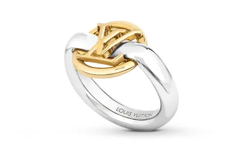 LOUIS VUITTON Metal Rings Unisex Gold/Silver