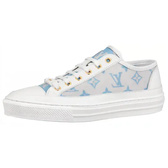 LOUIS VUITTON Stellar Sneakers 'Grey Blue White' Women's