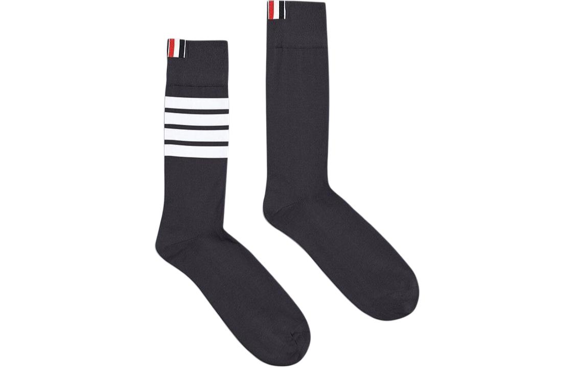 THOM BROWNE 4 Bar Mid Calf Socks