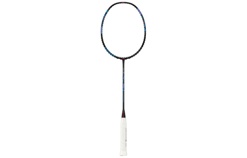 Li Ning Thunder BIGBANG Full Carbon Badminton Rackets Offensive Type Heavy Head, Stiff Shaft Entry level 4U Black