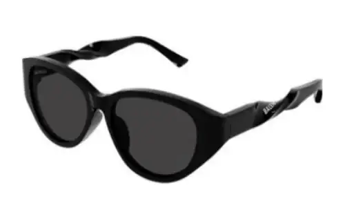 Balenciaga Irregular Shape Sunglasses Women's Black
