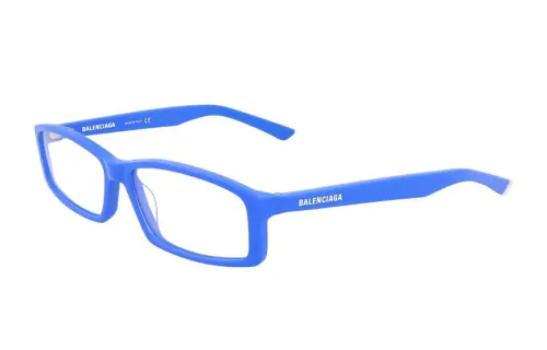 Balenciaga Rectangular Eyeglass Frames Men's Blue