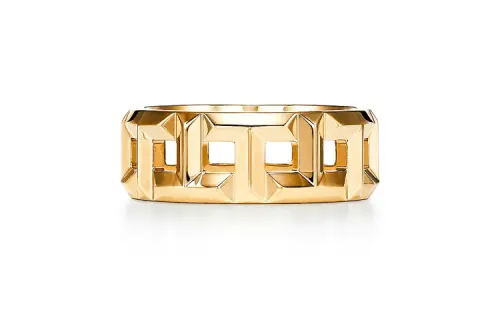 TIFFANY & CO. T 18K Gold Rings Unisex
