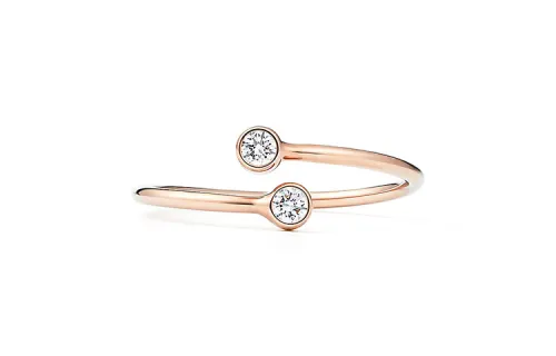 TIFFANY & CO. Elsa Peretti® 18K Rose Gold Rings Women's Rose Gold