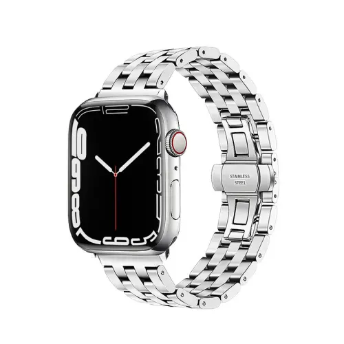 IBOANN Strap Apple Compatibility Stainless Steel Material 49mm