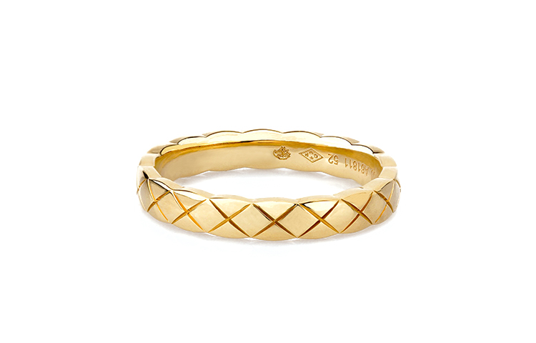 CHANEL Chanel Coco Crush Mini Series Exquisite Gold 18K Gold Ring Women's