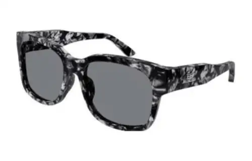 Balenciaga Acetate Square Sunglasses Unisex Black