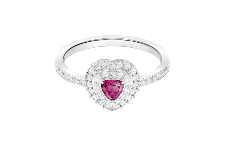 Женское кольцо Swarovski One Ring (красное) — фото 1